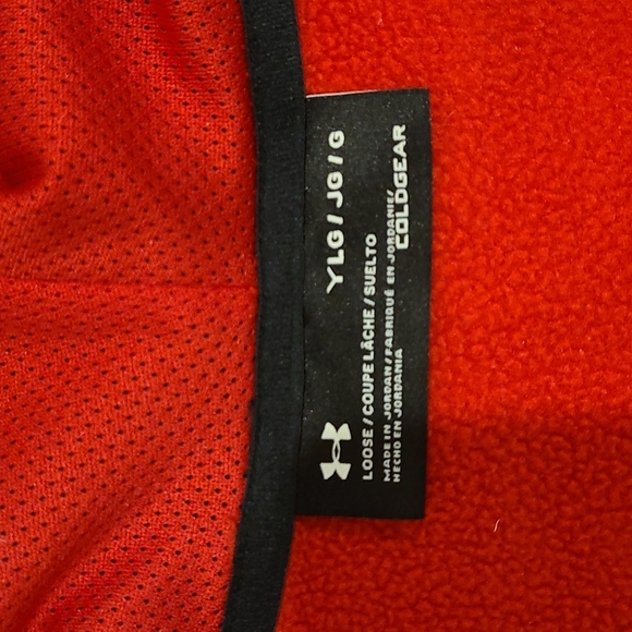 Boys' Under Armour Fleece Full Zip Coldgear size YLG - Picture 3 of 3